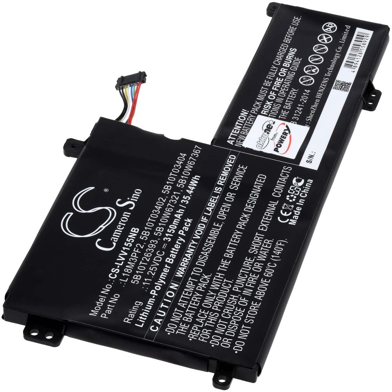 Μπαταρία για Laptop Lenovo IdeaPad L340-15iWL, V155, Type L18C3PF2, Type 5B10T03402 3150mAh/35,4Wh