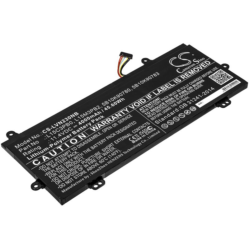 Μπαταρία για Laptop Lenovo WinBook N22, N23, Type L15C3PB0, Type L15M3PB2 4000mAh/45,6Wh