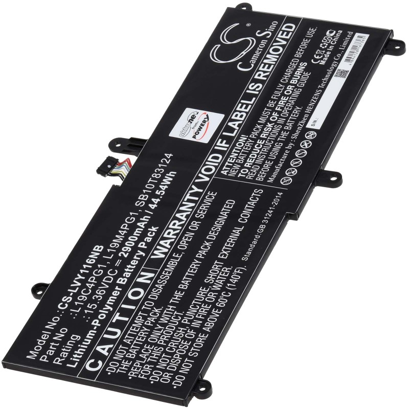 Μπαταρία για Laptop Lenovo ThinkPad Yoga 11e Gen 6, Type L19M4PG1 2900mAh/44,5Wh
