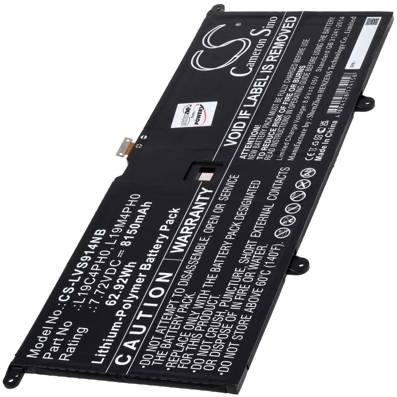 Μπαταρία για Laptop Lenovo Yoga Slim 9 14ITL5 82D1002VIV, Type L19C4PH0 8150mAh/63Wh