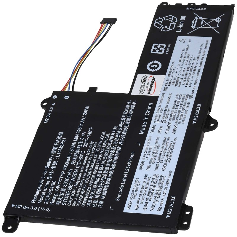 Μπαταρία για Laptop Lenovo IdeaPad S41, S41-35 series Lenovo IdeaPad U41 series Type L14M2P21 4050mAh/30,0Wh