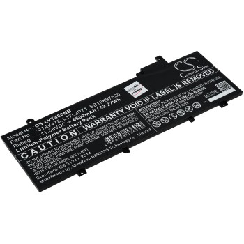 Μπαταρία για Laptop Lenovo ThinkPad T480s series, T480s 20L7002LCD, type L17L3P71 and others. 4600mAh/53,3Wh