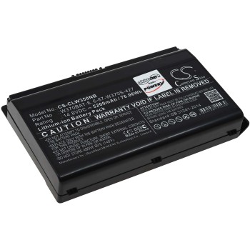 Μπαταρία για Laptop Schenker A704, A723, Clevo W353ST, W350ET, Type W370BAT-8 5200mAh/77Wh