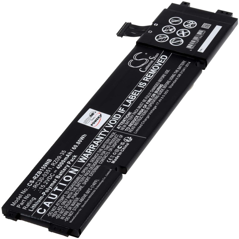 Μπαταρία για Gaming Laptop Razer Blade 15 Base, RZ09-0369x, Type RZ09-35 4000mAh/61Wh
