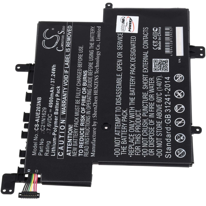 Μπαταρία για Laptop Asus VivoBook E12 E203NA, Type C21N2629 4900mAh/37,2Wh