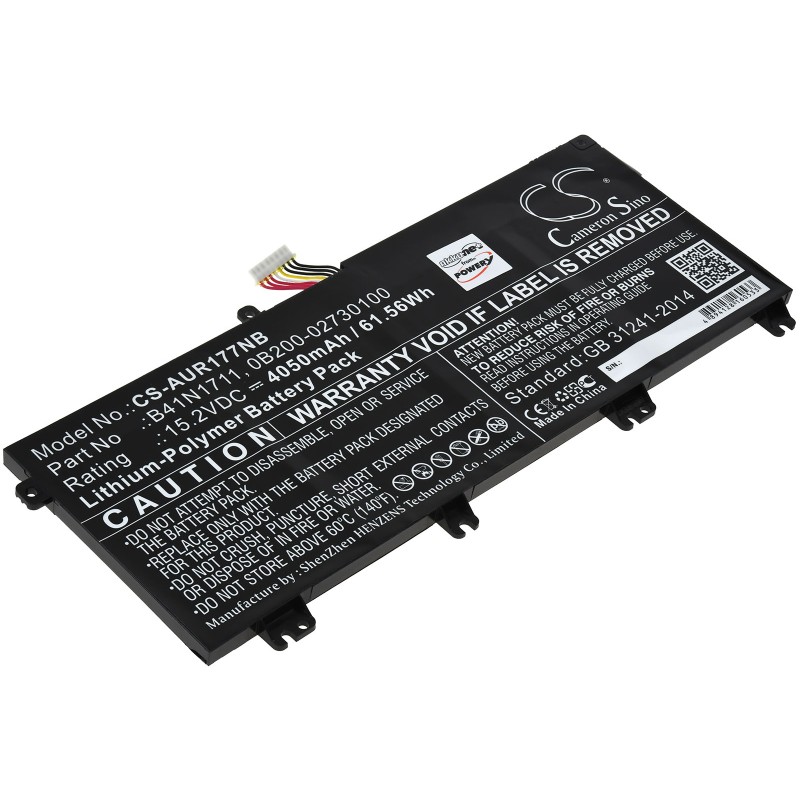 Μπαταρία για Laptop Asus Rog Strix GL503GE-EN041T, TUF FX705DU-AU053T, B41N1711 4050mAh/61,6Wh