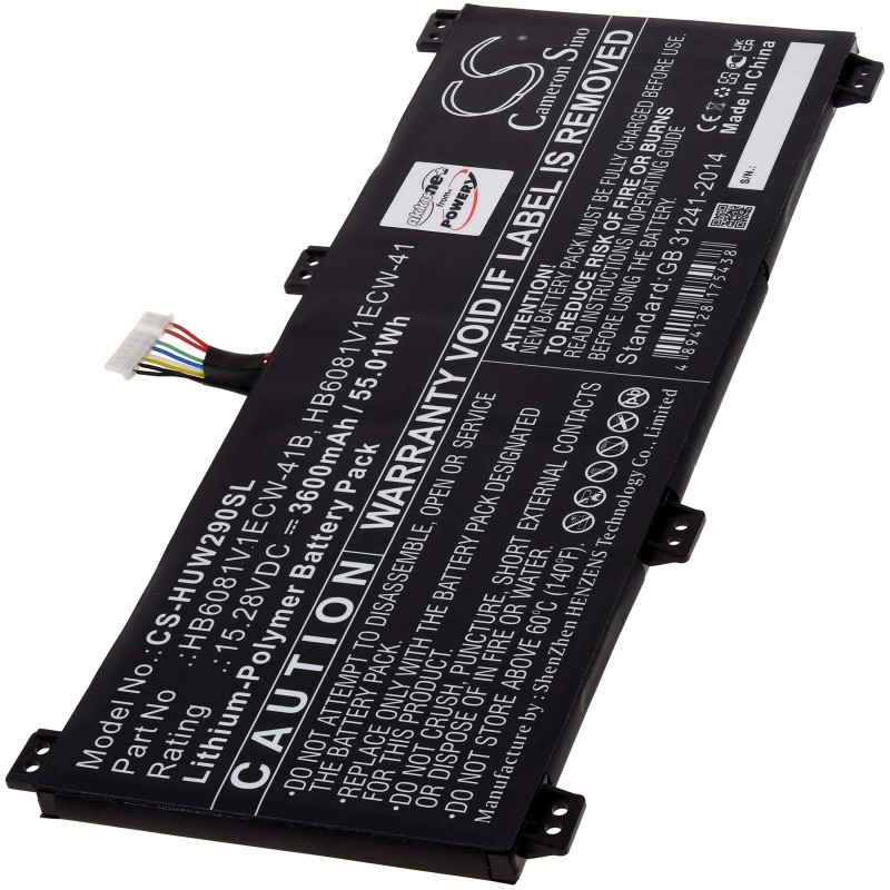 Μπαταρία για Laptop Huawei MateBook D16 MagicBook Pro 2020 Type HB6081V1ECW-41 3600mAh/55Wh