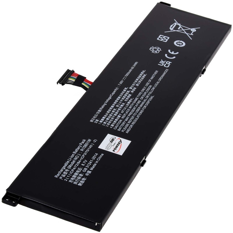 Μπαταρία για Laptop Xiaomi Pro 15.6 i5 Pro 15.6 i7 Type R15B01W 7800mAh/60Wh