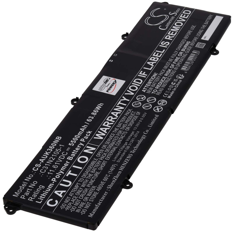 Μπαταρία για Laptop Asus VivoBook 16X K3605ZU Vivobook Pro 14X OLED Type C31N2105-1 5500mAh/64Wh