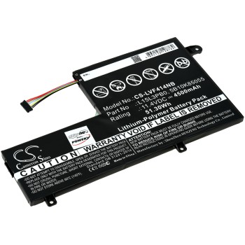 Μπαταρία για Laptop Lenovo Flex 4 1470, Flex 5 1570, Type L15L3PB0 and others. 4500mAh/51,3Wh