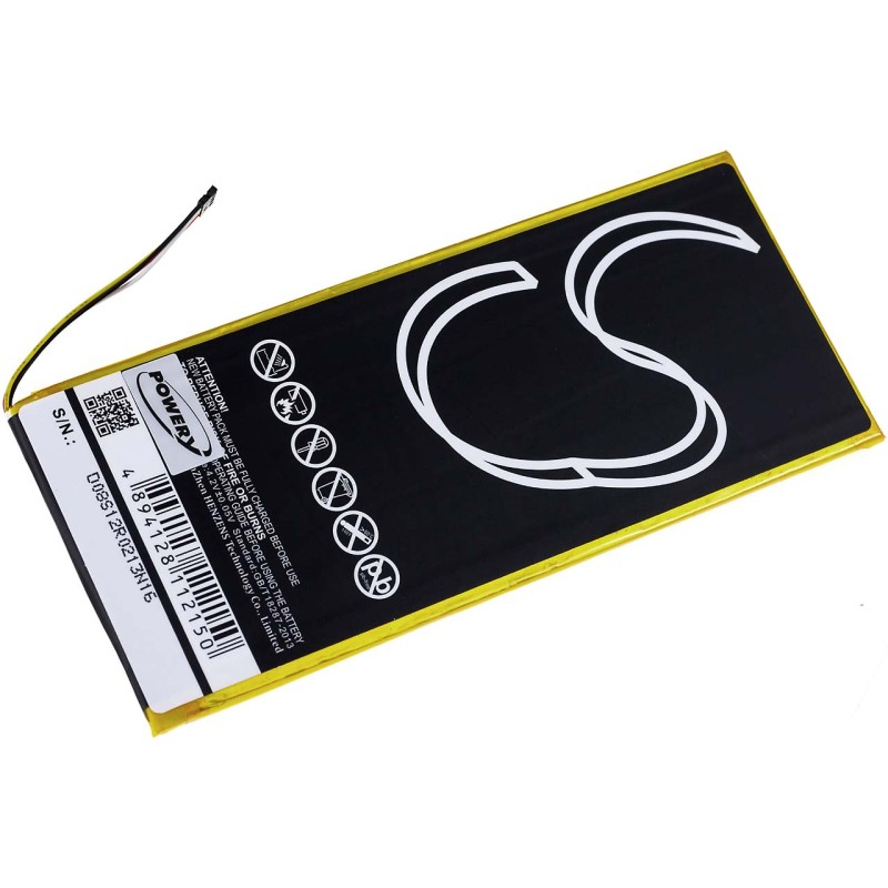 Μπαταρία για tablet Acer Iconia One 7 / A1402 / type 3165142P 3,7V 3300mAh Li-Polymer (NT0A1402)