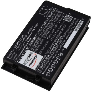 Μπαταρία για Tablet Dell Latitude 7202 Rugget Tablet, Type 7XNTR 3400mAh/25,2Wh