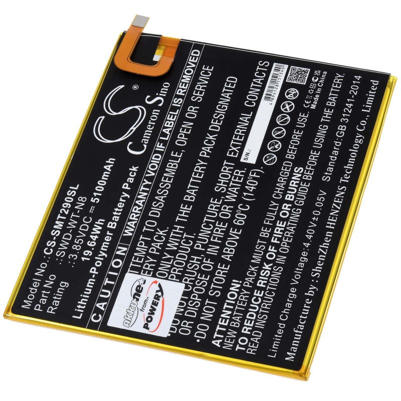 Μπαταρία για Tablet Samsung Galaxy Tab A 8.0 2019 SM-T290 Type SWD-WT-N8 5300mAh/19,6Wh