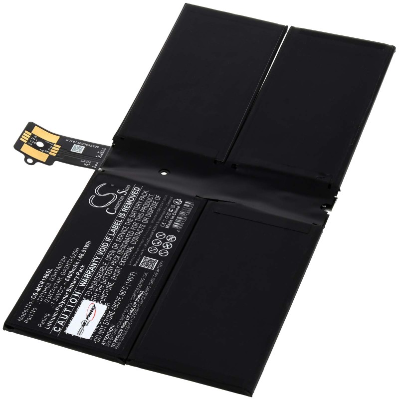 Μπαταρία για Microsoft Surface Pro 7 Plus tablet, type G3HTA074H 6400mAh/48Wh