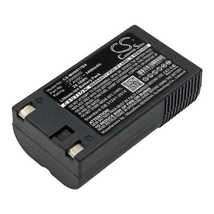 Μπαταρία barcode scanner Monarch/Paxar 6017 / 6032 / type 12009502 7,4V 3400mAh Li-ion (O96039)