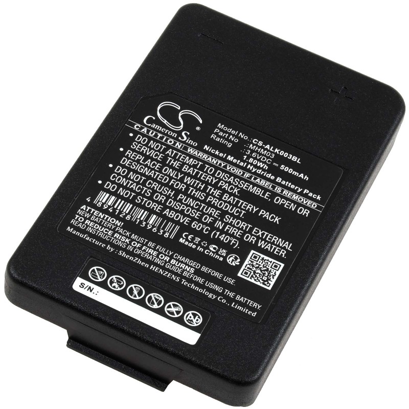 Μπαταρία για crane control unit Autec LK NEO type MHM03 500mAH/1,8Wh