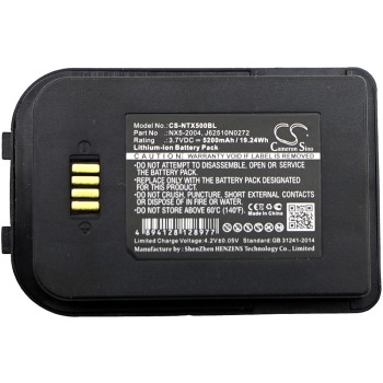 Μπαταρία barcode scanner Bluebird Pidion BIP-6000 / Nautiz X5 eTicket / type 6251-0A 3,7V 5200mAh Li-ion (O9BIP6000)