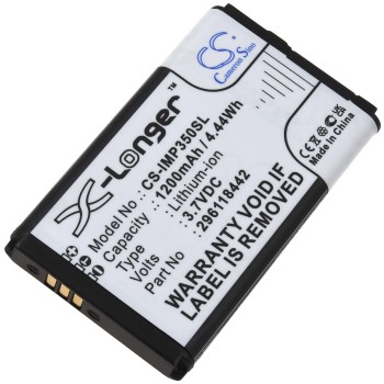 Rechargeable Μπαταρία για Ingenico iMP350 iSMP Companion payment and card terminal type 296118442 1200mAh/4,4Wh