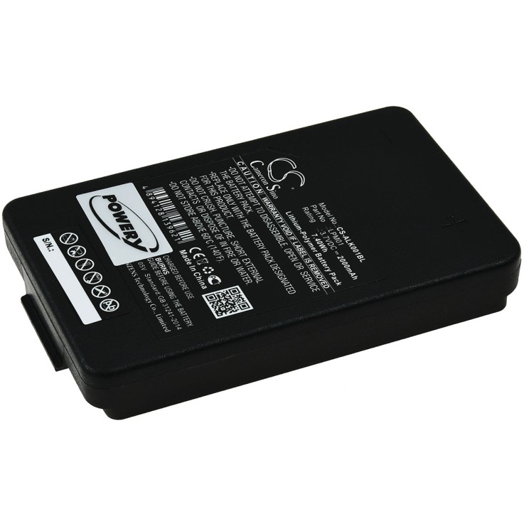 Μπαταρία χειριστηρίου γερανού crane remote control Autec LK Neo / type LPM01 3,7V 2000mAh Li-Polymer (O9LKN) Μπαταρία χειριστηρίου γερανού crane remote control Autec LK Neo / type LPM01 3,7V 2000mAh Li-Polymer (O9LKN)