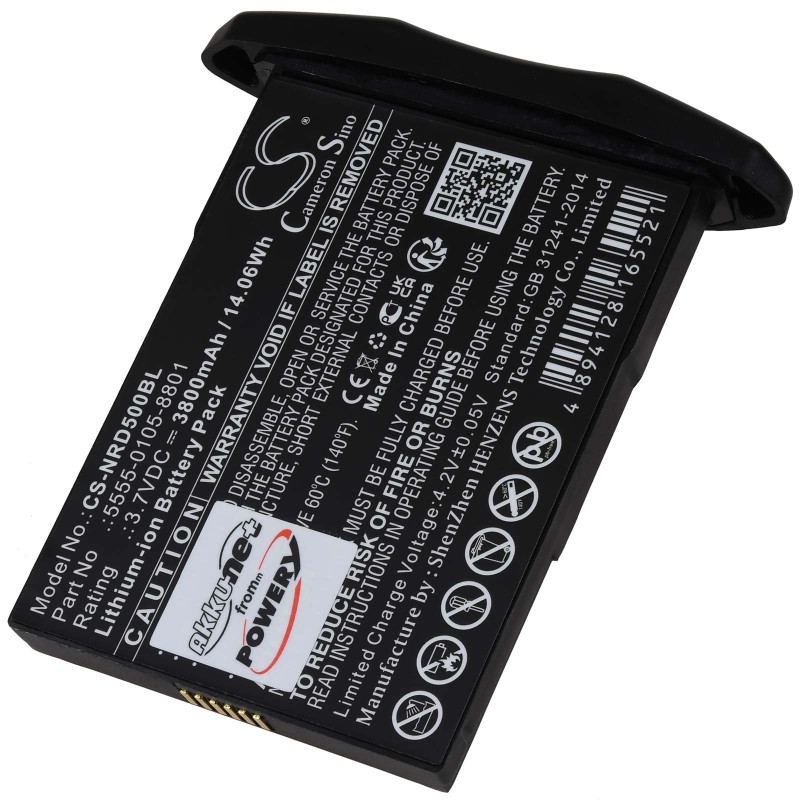Μπαταρία για barcode scanner NCR Orderman 5 type 5555-0105-8801 3800mAh/14Wh