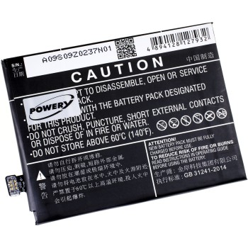 Μπαταρία smartphone OnePlus A3010 / 3T / type BLP633 3,85V 3000mAh Li polymer (P9A3010)