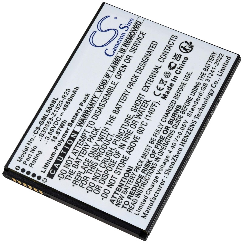 Μπαταρία για smartphone mobile phone Gigaset GS5 GS5 Lite GS5 Senior type V30145-K1310-X478 4850mAh/19Wh