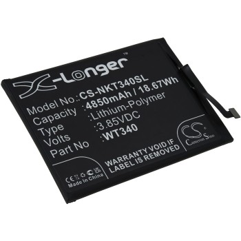 Μπαταρία για mobile phone, smartphone Nokia G10, G20, TA-1388, type WT340 4850mAh/19Wh
