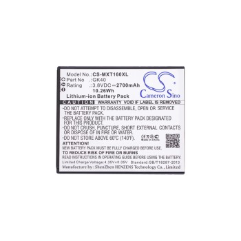Μπαταρία smartphone Motorola Moto E3 / XT1601 / type GK40 3,8V 2700mAh Li-ion (P9ME3)