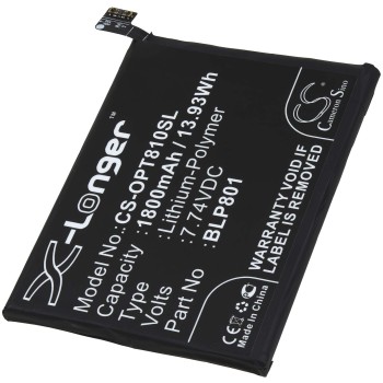 Μπαταρία για smartphone mobile phone OnePlus 8T+ 5G KB2003 type BLP801 1800mAh/14Wh