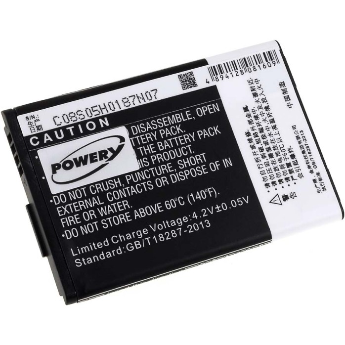 Μπαταρία smartphone Acer Cloud Mobile S500 / type BAT-610 3,7V 1460mAh Li-ion (P9S500)