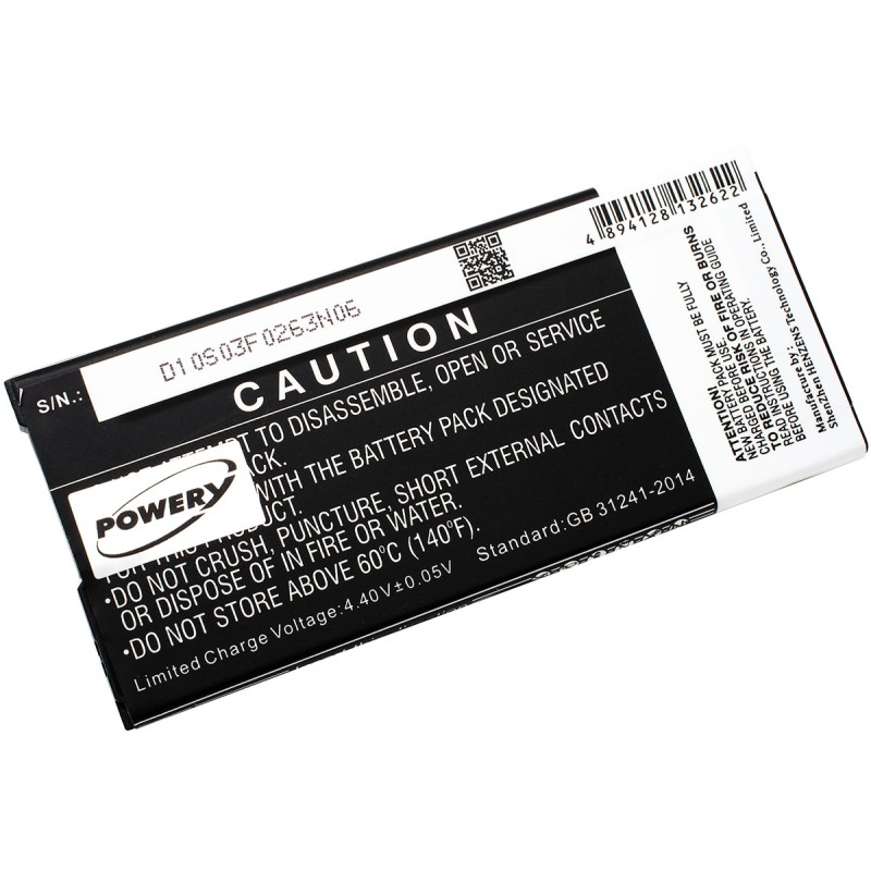 Μπαταρία smartphone Samsung Galaxy A5 (2016) / SM-A5100 / type EB-BA510ABE 3,85V 2900mAh Li-ion (P9SMA510-H)