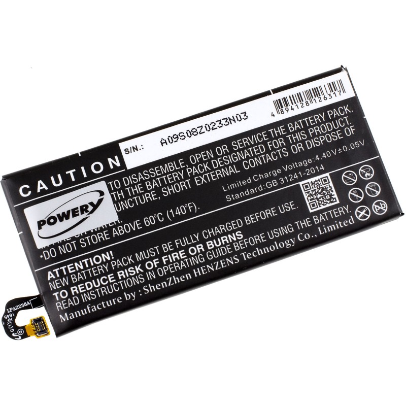 Μπαταρία smartphone Smarphone Samsung Galaxy A5 (2017) / SM-A520F / type EB-BA520ABE 3,85V 3000mAh Li polymer (P9SMA520)
