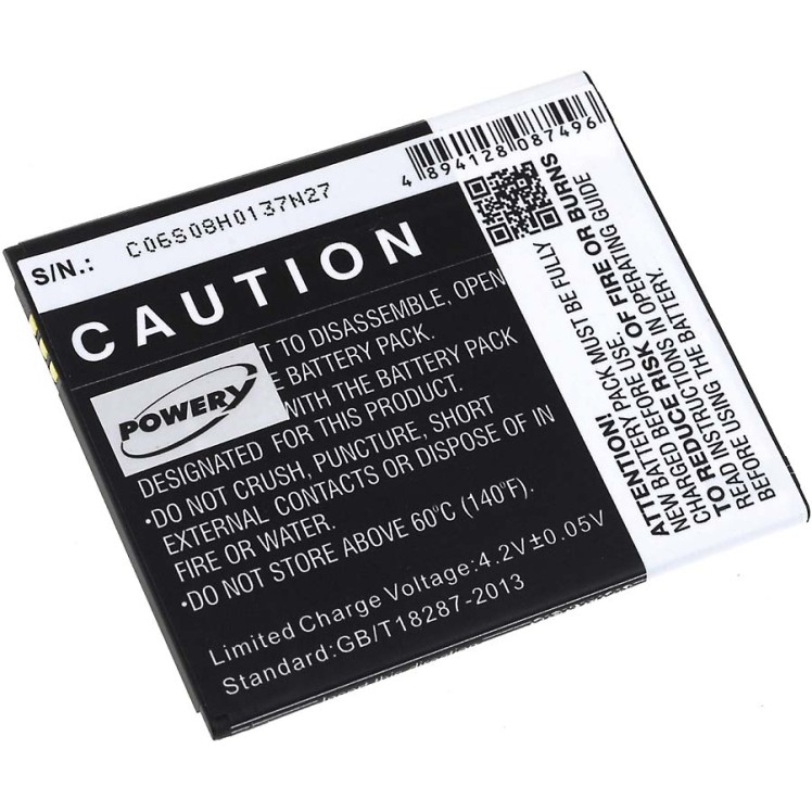 Μπαταρία smartphone Gigabyte GSmart Sierra S1 / type BL-182 3,7V 2000mAh Li-ion (P9SS1)