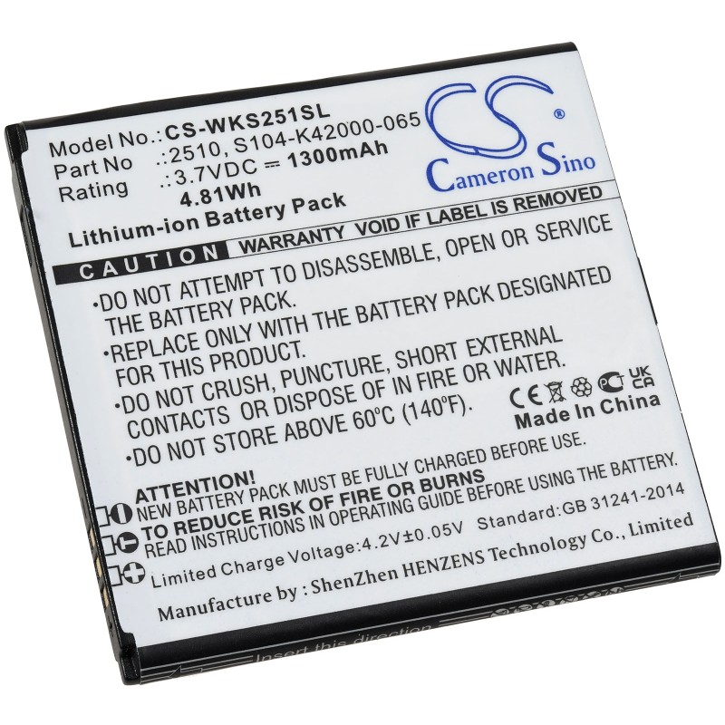 Μπαταρία για mobile phone, smartphone Wiko Sunny 2, V2510, type S104-K42000-065 1300mAh/4,8Wh