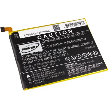 Μπαταρία smartphone ZTE Blade V8 / BV0800 / type Li3927T44P8h786035 3,85V 2700mAh Li polymer (P9V8)