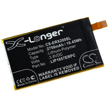 Μπαταρία για mobile phone, smartphone Sony Xperia XZ2 Compact, H8324, type LIP1657ERPC and others. 2750mAh/10,5Wh