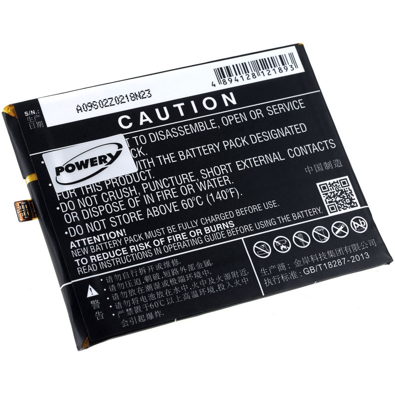 Μπαταρία smartphone ZTE Blade X7 / V6 / D6 / type Li3822T43P3h786032 3,8V 2200mAh Li polymer (P9ZX7)