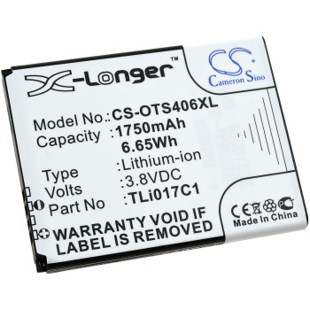 Μπαταρία για mobile phone, smartphone Alcatel One Touch Pop 3 4.5, OT-5017, type TLi017C1 etc. 1750mAh/6,7Wh