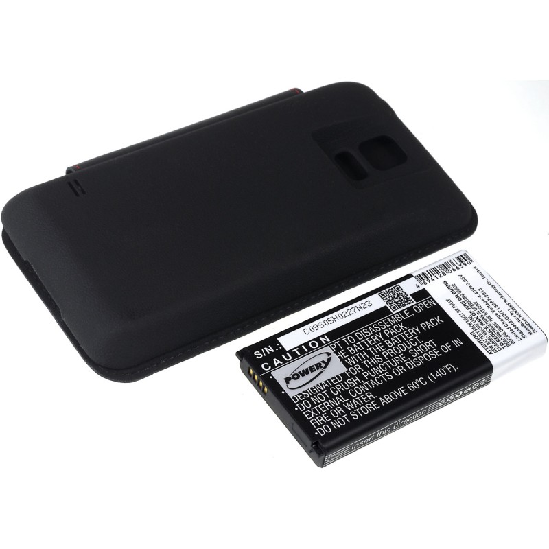 Μπαταρία smartphone Samsung Galaxy S5 / SM-G900 / type EB-B900BC with Flip Cover 3,85V 5600mAh Li-ion (PSMG900-EF)