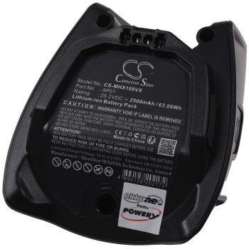 Μπαταρία για hoover Miele Triflex HX1 Triflex HX2 type AP01 2500mAh/63Wh