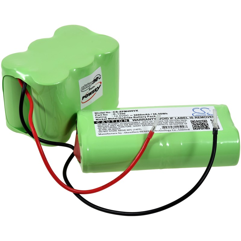 Rechargeable Μπαταρία για hoover Zepter Turbohandy 2 in 1 PWC-400, type E-1486 3000mAh/36Wh
