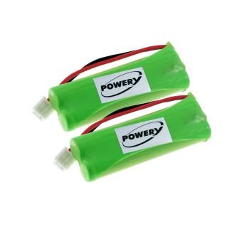 2x Μπαταρία για cordless phone Medion Life S63064, type GPHC05RN01 500mAh/1,2Wh