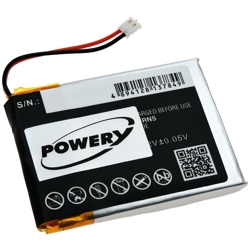 Μπαταρία για Garmin erunner 920XT / Type 361-00078-00 3,7V 300mAh Li-Polymer (V9920)