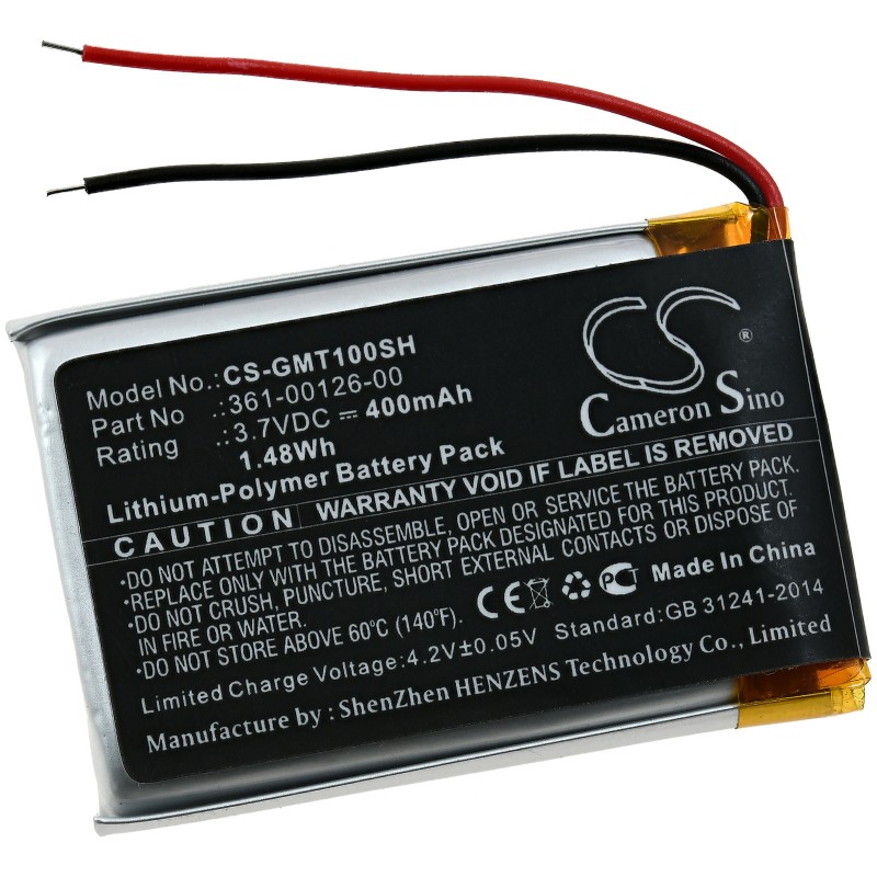 Μπαταρία για smartwatch Garmin Fenix 6X, Tactix Delta, type 361-00126-00 and others. 400mAh/1,5Wh