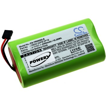 Μπαταρία για LED bicycle lighting Trelock LS 950 / type 18650-22PM 2P1S 3.7V 4400mAh Li-Ion (V9LS950)