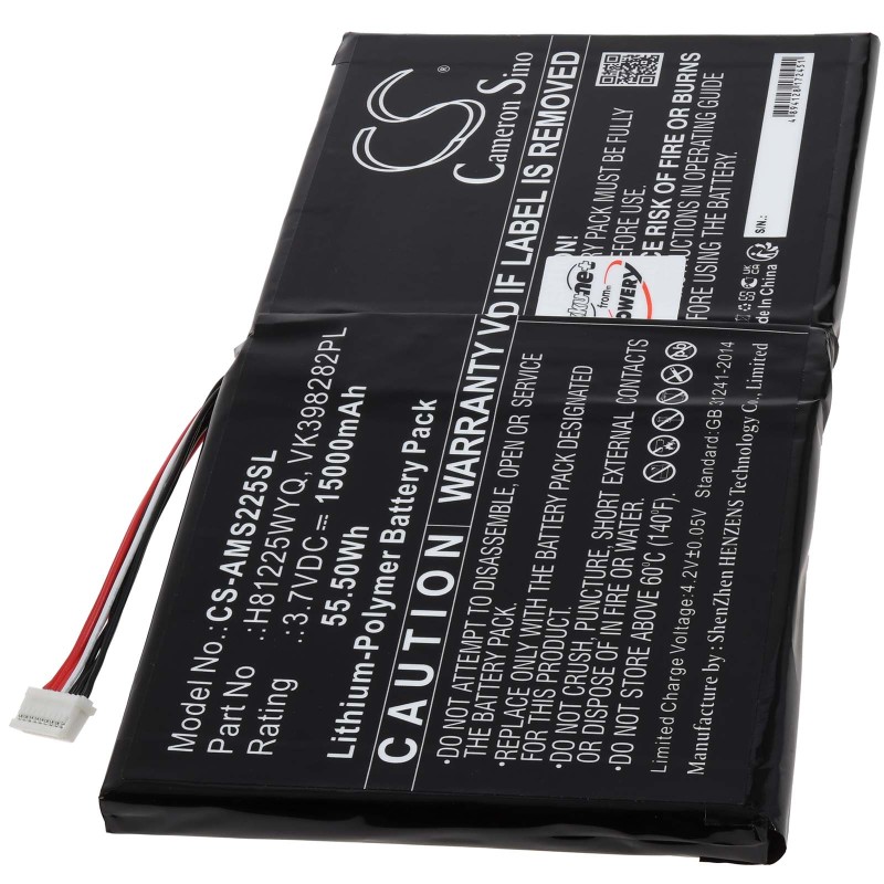 Rechargeable Μπαταρία για diagnostic / measuring device Autel MaxiSys Elite, type VK398282PL 15000mAh/55Wh