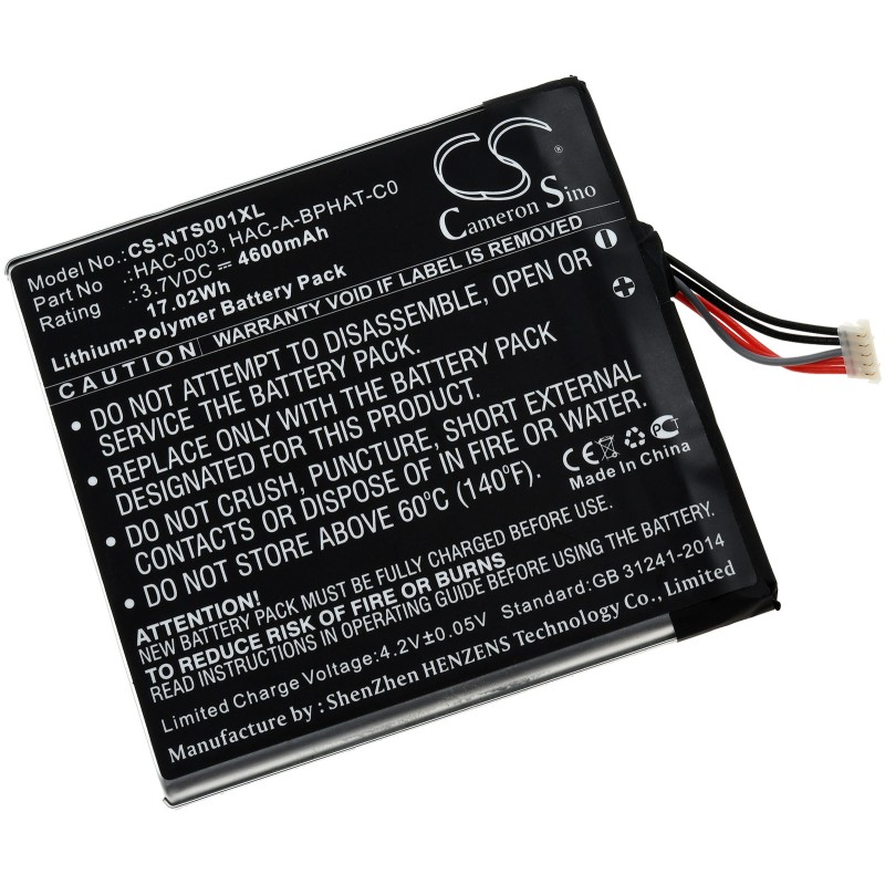 Power Μπαταρία για gaming console Nintendo Switch HAC-001, type HAC-003 and others. 4600mAh/17,0Wh Power Μπαταρία για gaming console Nintendo Switch HAC-001, type HAC-003 and others. 4600mAh/17,0Wh