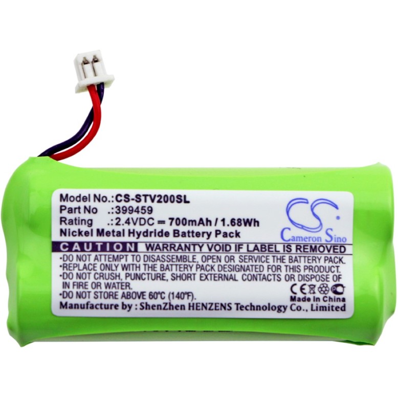 Μπαταρία για transmitter guitar & bass Stageclix Jack V2 / type 399459 2,4V 700mAh NiMH (V9V2)