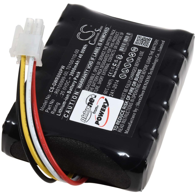Μπαταρία για Cramer RM 1000 RM 1500 RM 2000 robotic lawnmower type T0100110-00 2000mAh/40Wh