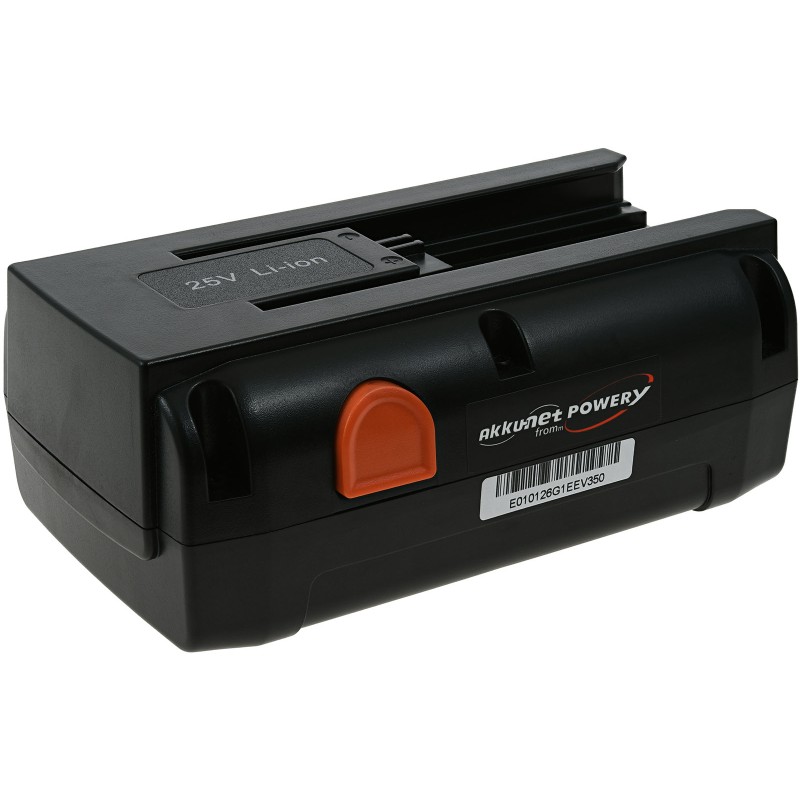 Μπαταρία ηλεκτρικού εργαλείου -ed cylinder Gardena mower 380 Li / type 04025-20 25V 3000mAh Li-Ion (WG-A380L-S)